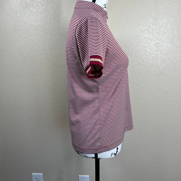 The Redface white/ red stripe short sleeve top mountaineer trail running outdoor - Picture 10 of 14